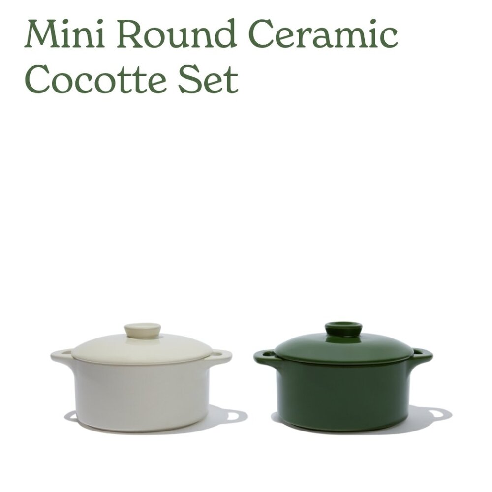 Brocc your body Mini Ceramic Cocotte set
